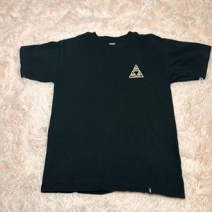 Men's Huf Tee Size Medium With Floral Detail